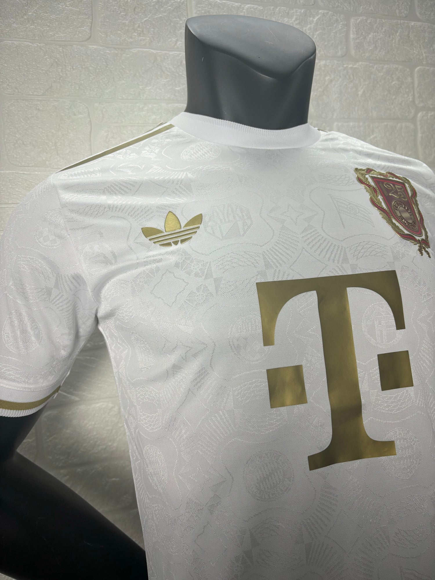 2025-26 Bayern Munich 125th Anniversary Edition White Player Version Jersey