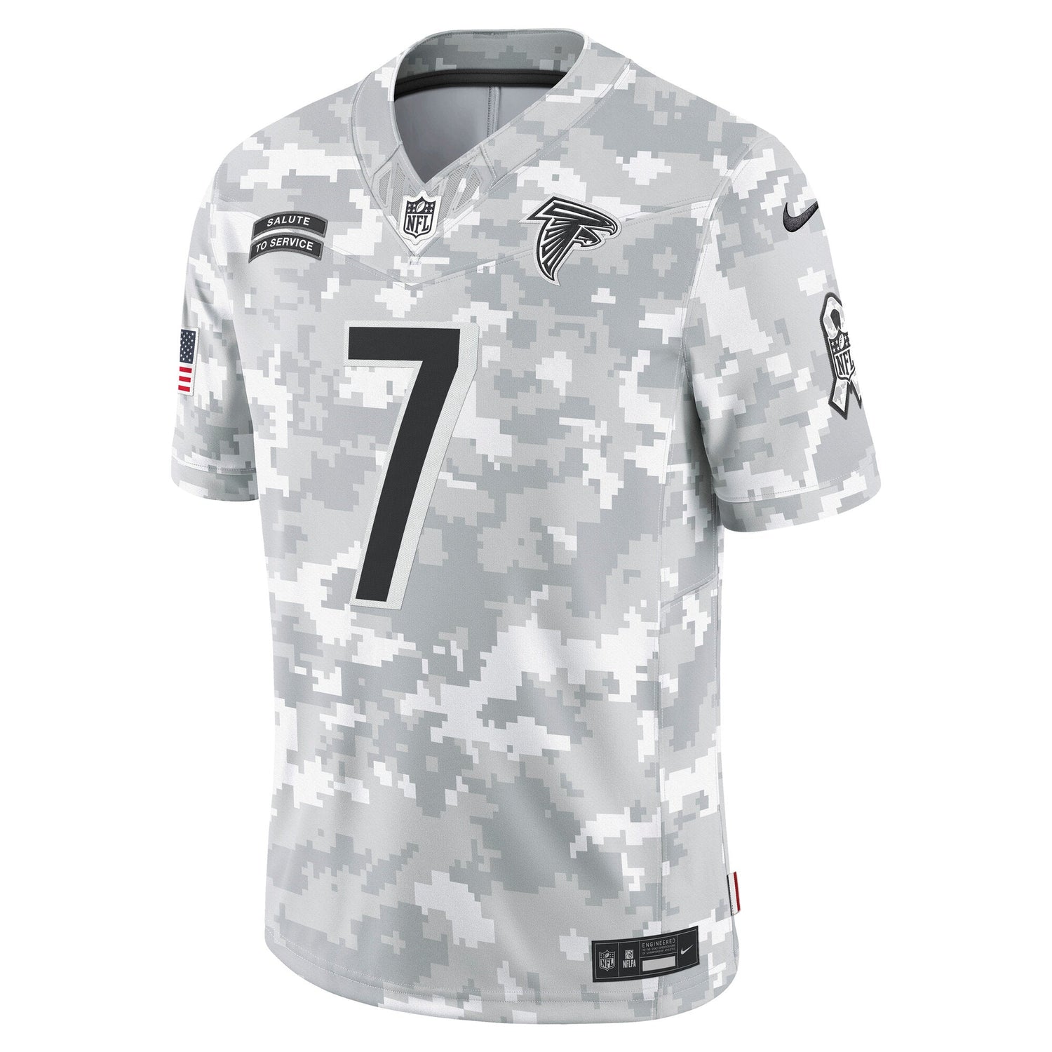 Bijan Robinson Atlanta Falcons Nike 2024 Salute to Service Limited Jersey - Arctic Camo