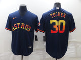 Men's Houston Astros Kyle Tucker #30 Navy  Baseball Jersey