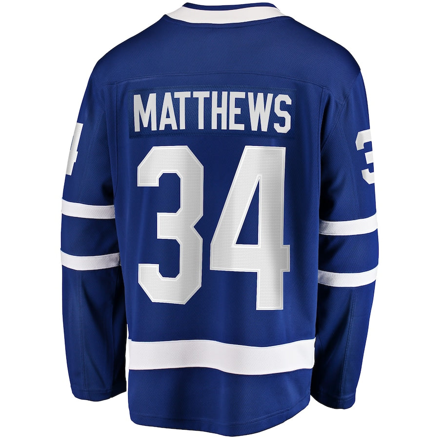 Auston Matthews Toronto Maple Leafs  Home Breakaway Jersey - Blue