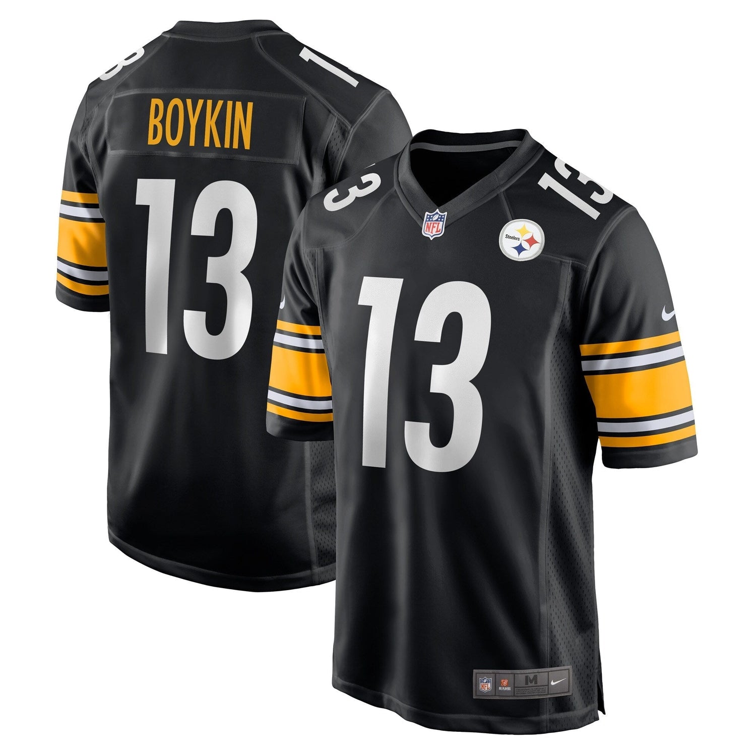 Miles Boykin Pittsburgh Steelers Nike Game   Jersey - Black