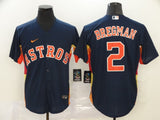 Men's Houston Astros Alex Bregman #2 Navy  Baseball Jersey