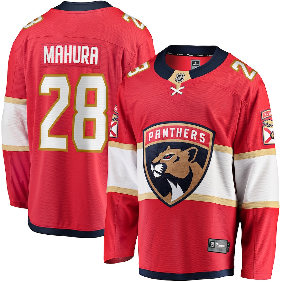 Josh Mahura Florida Panthers   Premier Breakaway  Jersey - Red