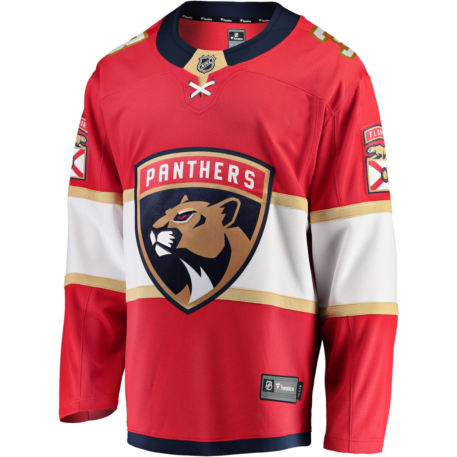 Matt Kiersted Florida Panthers   Home Team Breakaway  Jersey - Red