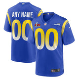 Los Angeles Rams Nike Super Bowl LVI Game Custom Jersey - Royal