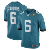Chris Claybrooks Jacksonville Jaguars Nike Game   Jersey - Teal
