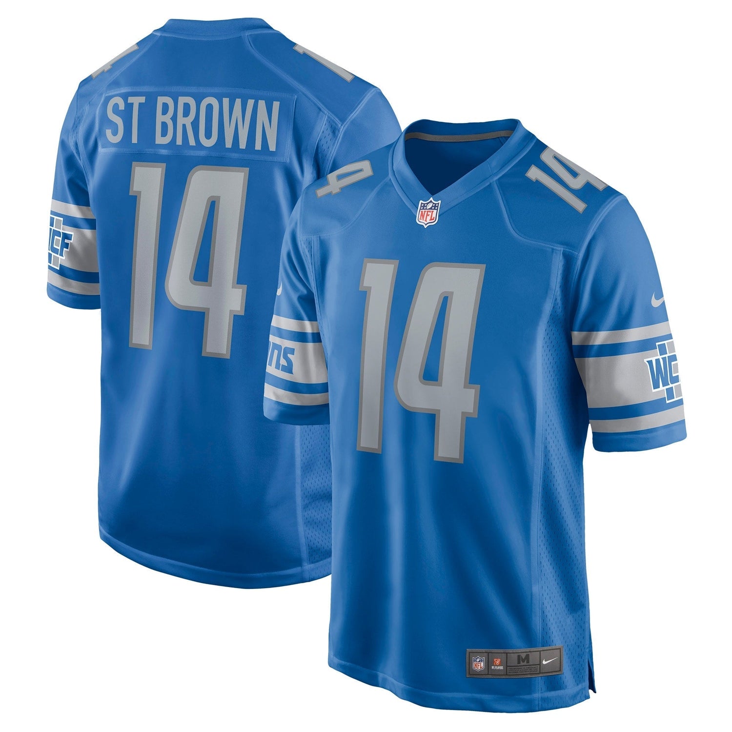 Amon-Ra St. Brown Detroit Lions Nike Game   Jersey - Blue