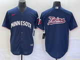 Men's Minnesota Twins Navy Alternate Team Logo Jersey