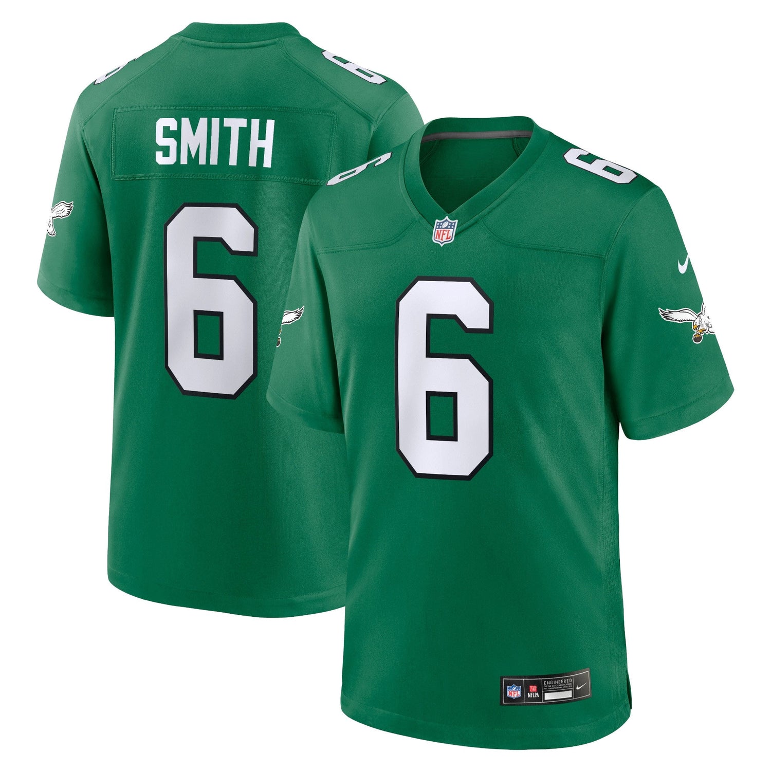 DeVonta Smith Philadelphia Eagles Nike Alternate Game   Jersey - Kelly Green