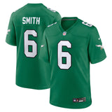 DeVonta Smith Philadelphia Eagles Nike Alternate Game   Jersey - Kelly Green