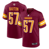 Cody Barton Washington Commanders Nike Game   Jersey - Burgundy