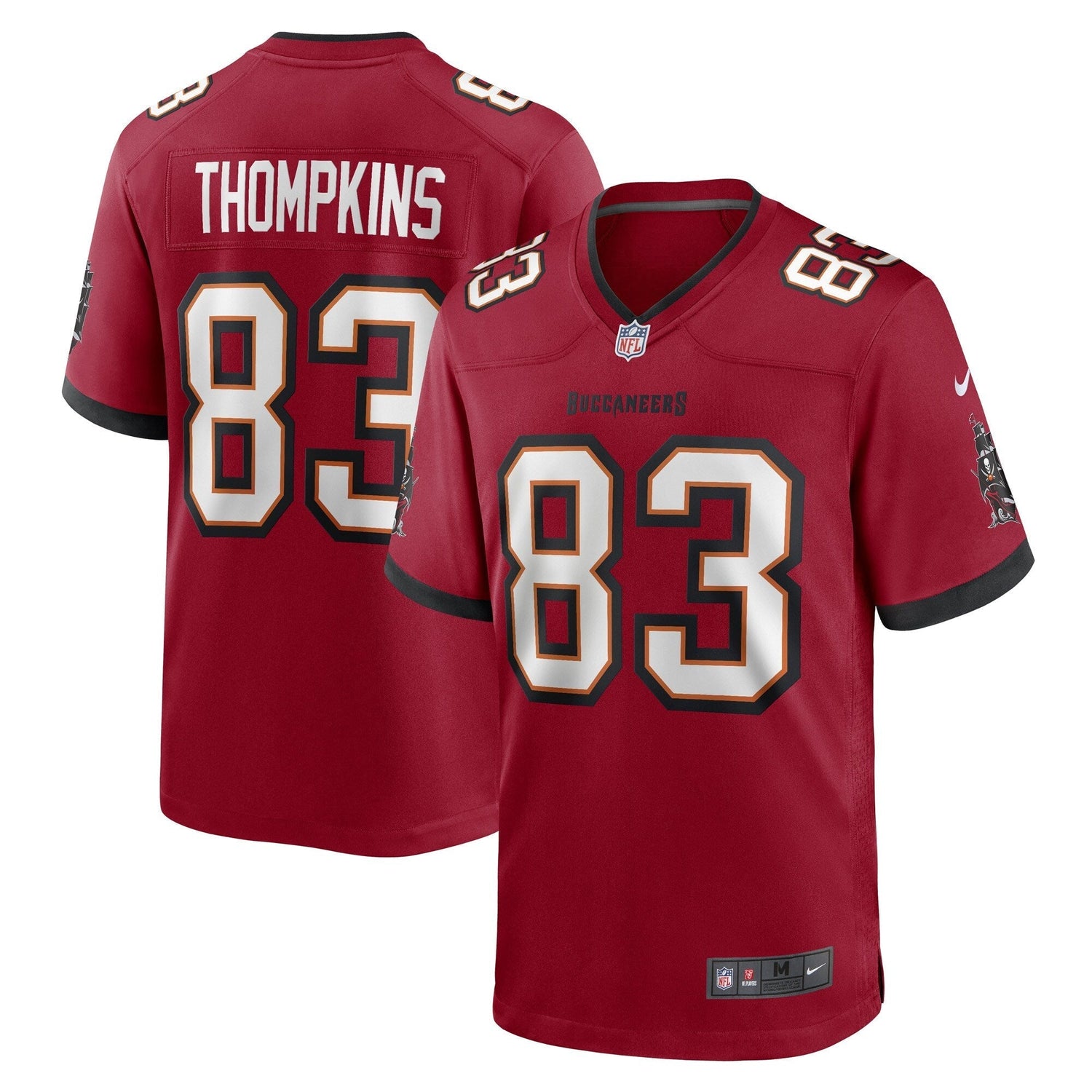 Deven Thompkins Tampa Bay Buccaneers Nike Game   Jersey - Red