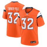 Delarrin Turner-Yell Denver Broncos Nike Team Game Jersey -  Orange