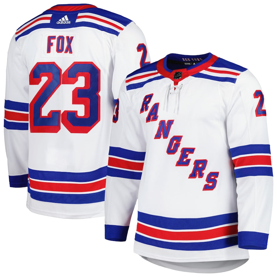 Adam Fox New York Rangers   Home Primegreen   Jersey - White