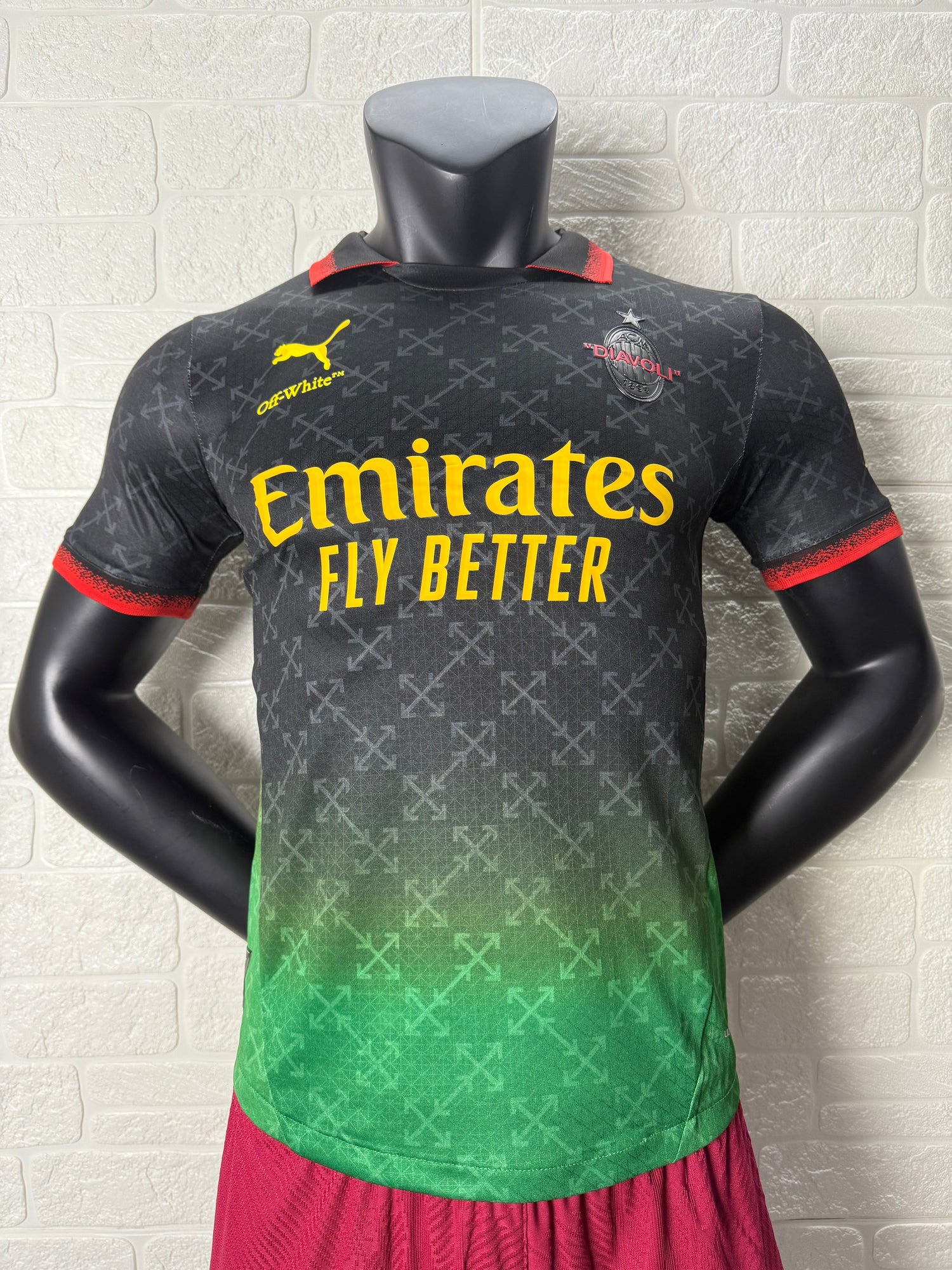 2025-26 AC Milan Joint Edition Green Player Version Jersey