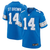 Amon-Ra St. Brown Detroit Lions Nike Game Jersey - Blue
