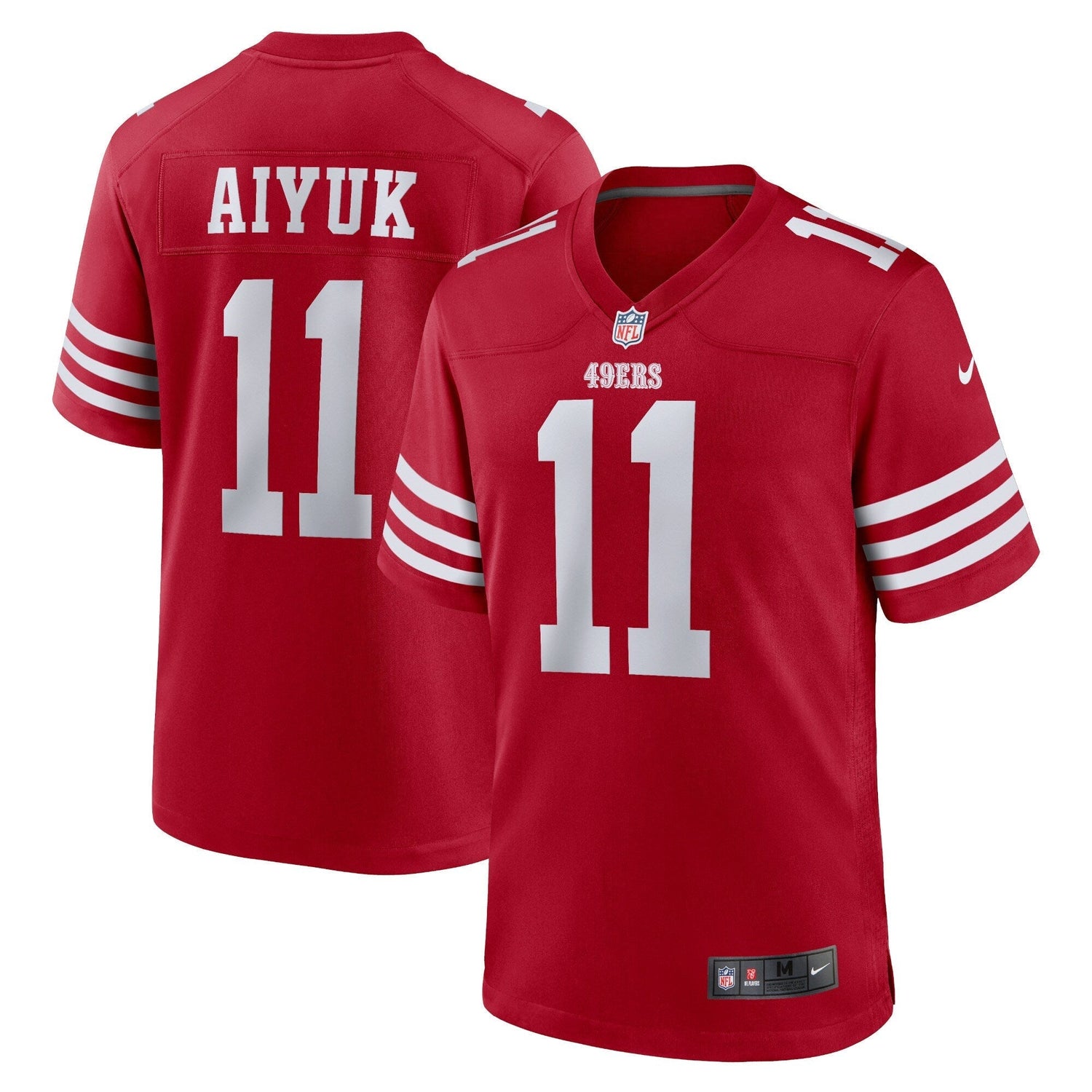 Brandon Aiyuk San Francisco 49ers Nike Team   Game Jersey - Scarlet