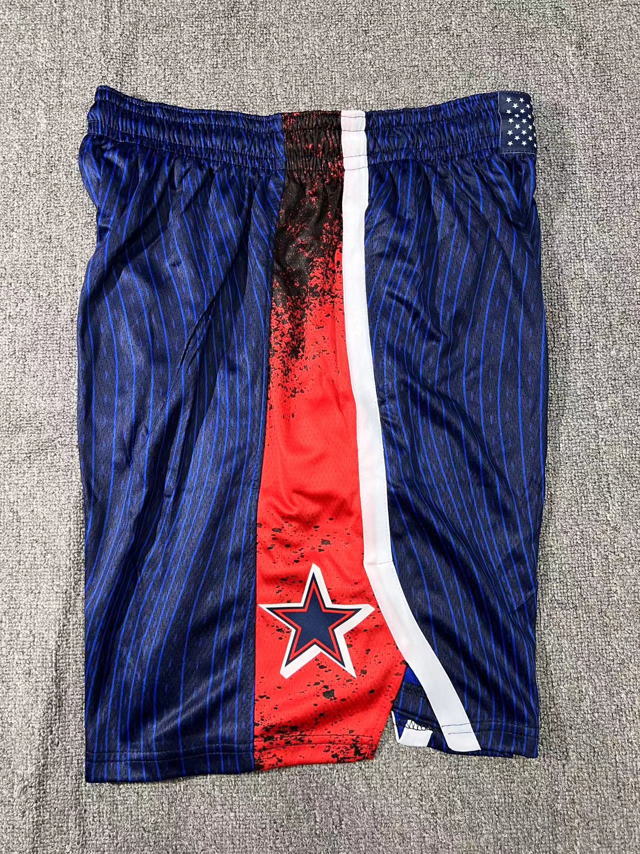 24 Olympics USA Team Blue Shorts