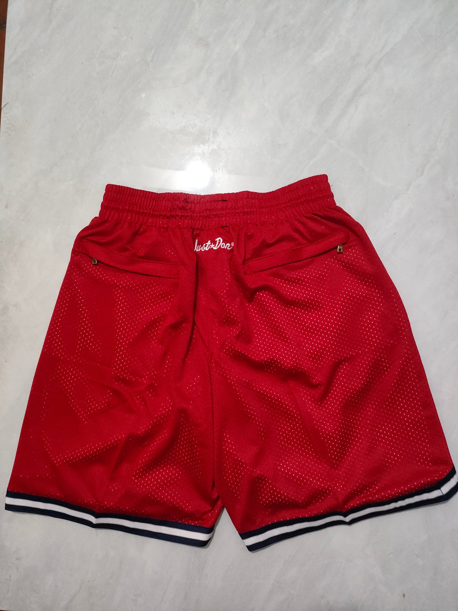 JUST DON USA TEAM Olympic Red Pocket Shorts