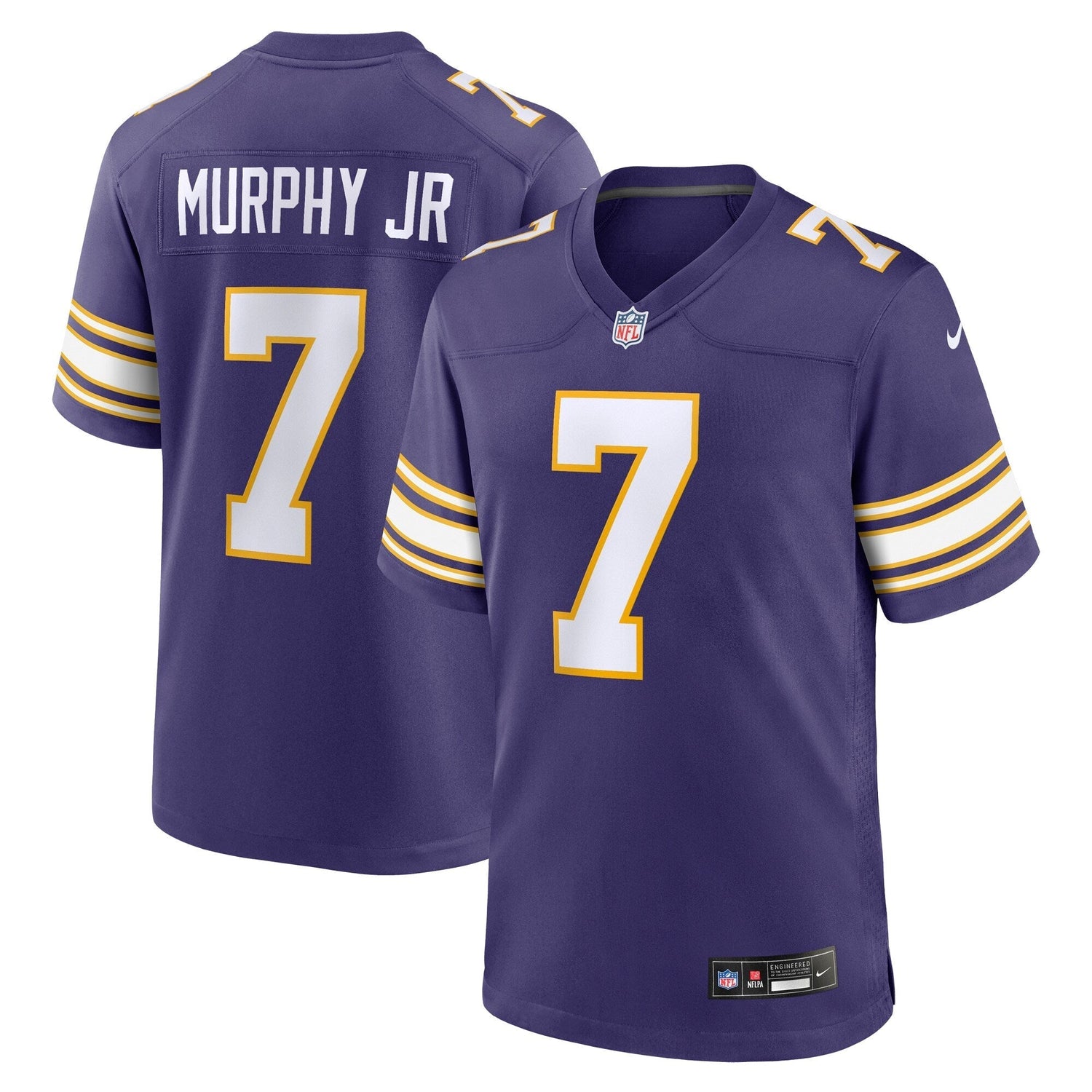 Byron Murphy Jr. Minnesota Vikings Nike Classic   Game Jersey - Purple