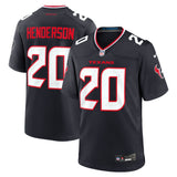 C.J. Henderson Houston Texans Nike Team Game Jersey -  Navy