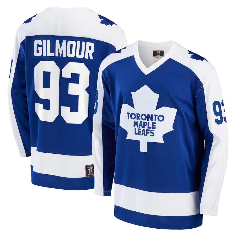 Doug Gilmour Toronto Maple Leafs  Breakaway Retired  Jersey - Blue