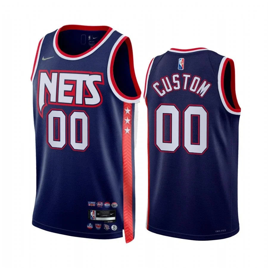 Custom Brooklyn Nets 2021-22 City Edition Jersey
