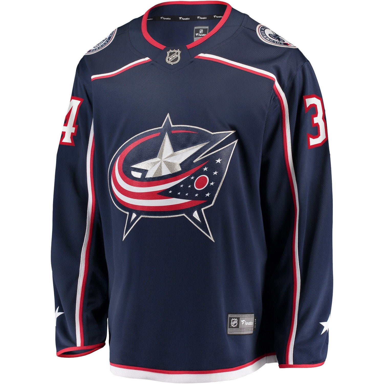 Cole Sillinger Columbus Blue Jackets   Home Breakaway  Jersey - Navy