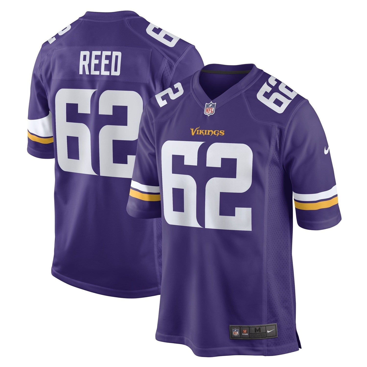 Chris Reed Minnesota Vikings Nike Game   Jersey - Purple