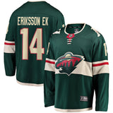 Joel Eriksson Ek Minnesota Wild   Breakaway Jersey - Green