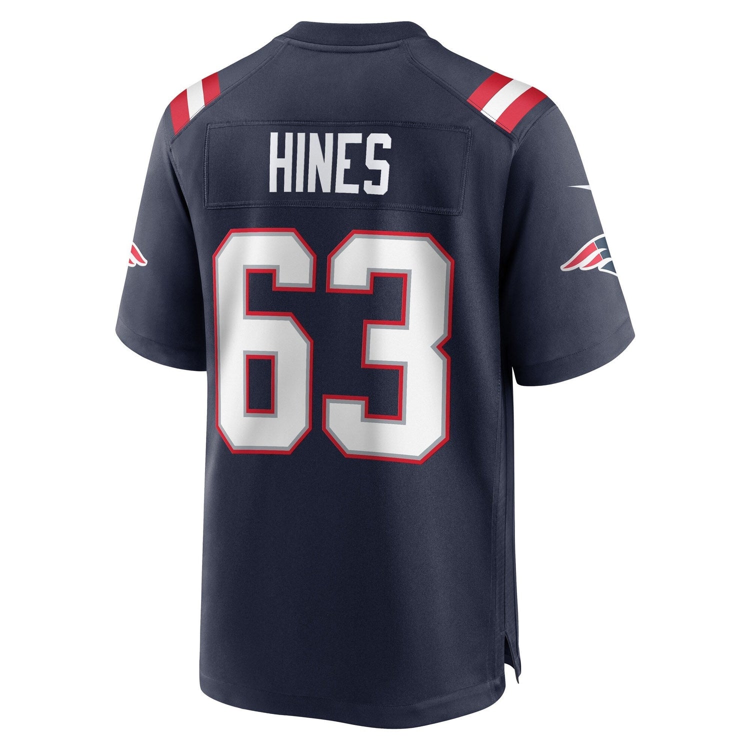 Chasen Hines New England Patriots Nike Game   Jersey - Navy