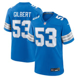 DaRon Gilbert Detroit Lions Nike Game Jersey -  Blue