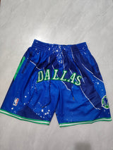 JUST DON Dallas Mavericks Pocket Shorts