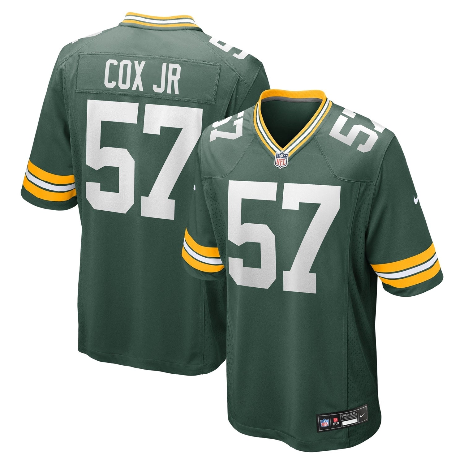 Brenton Cox Jr. Green Bay Packers Nike  Game Jersey -  Green