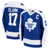 Wendel Clark Toronto Maple Leafs  Breakaway Retired  Jersey - Blue