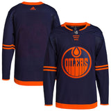 Edmonton Oilers   Men's Alternate Primegreen   Blank Jersey - Navy
