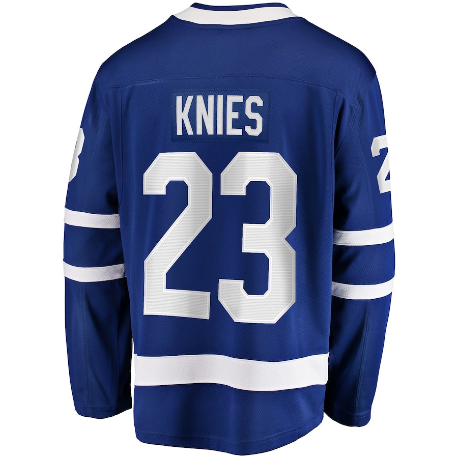 Matthew Knies Toronto Maple Leafs  Home Premier Breakaway  Jersey - Blue