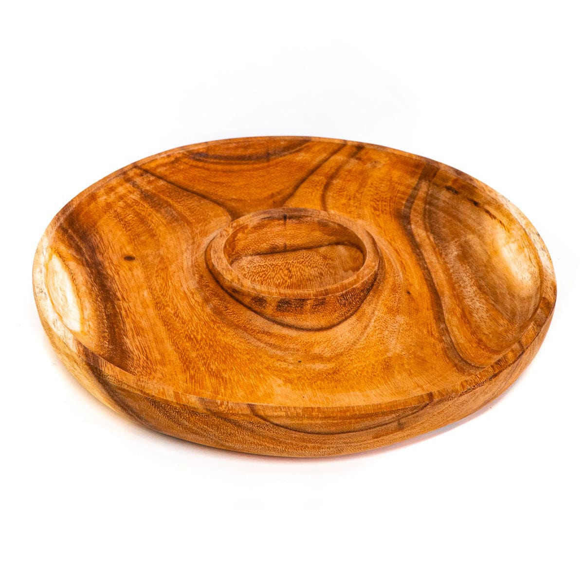 Acacia Wood Chip and Dip Platter