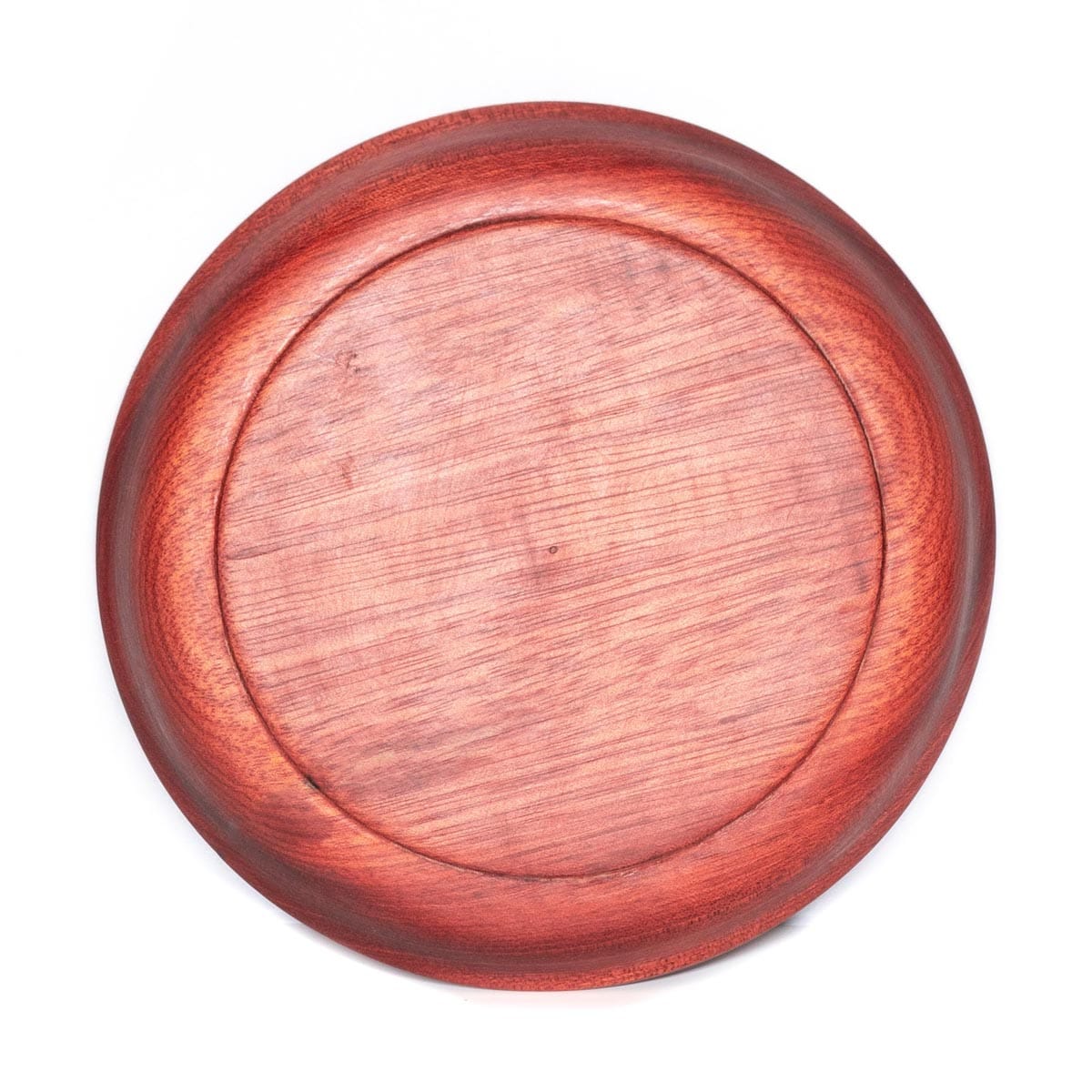 Classic Thick Round Camwood Plate - Regular