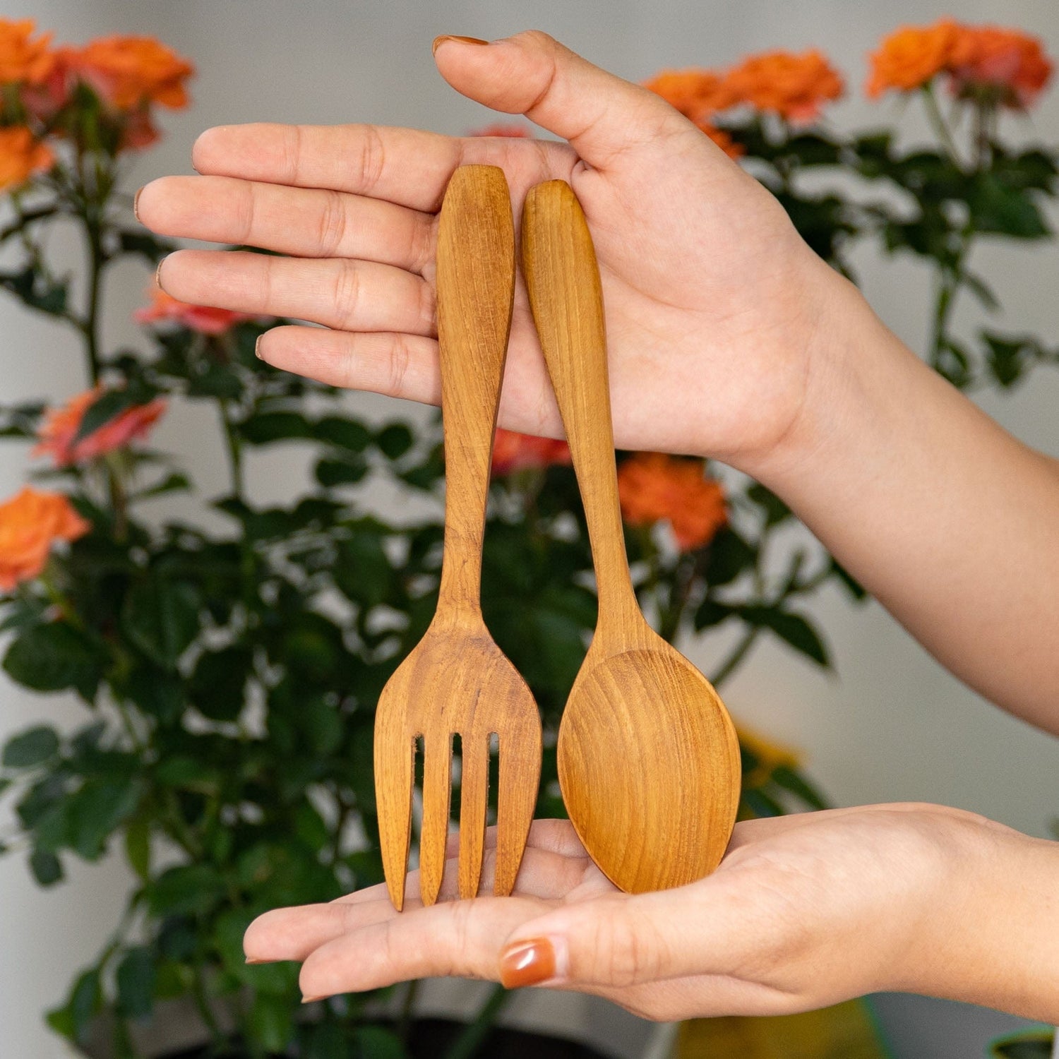 Classic Teak Wood Utensils