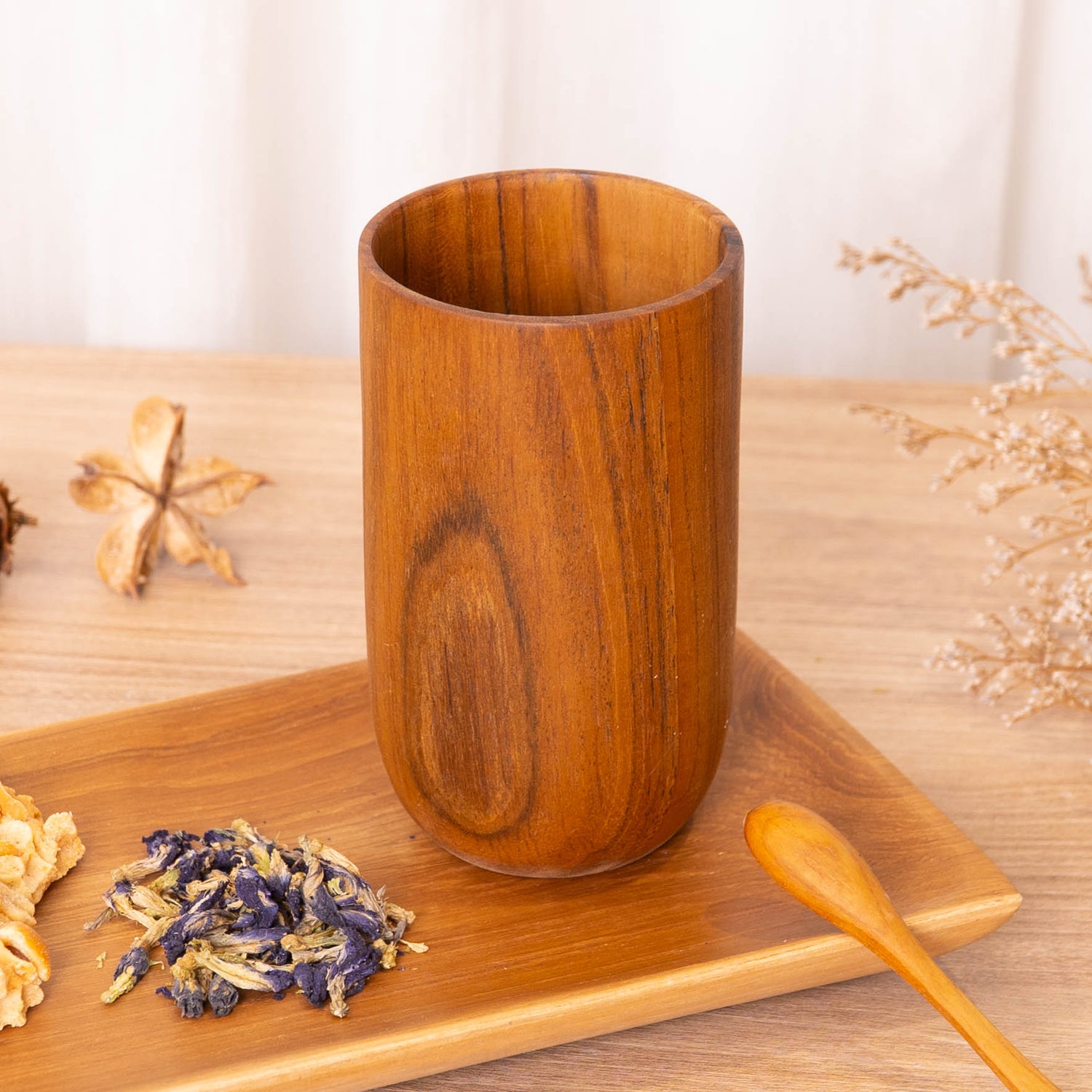 Classic Teak Wood Cup - Regular