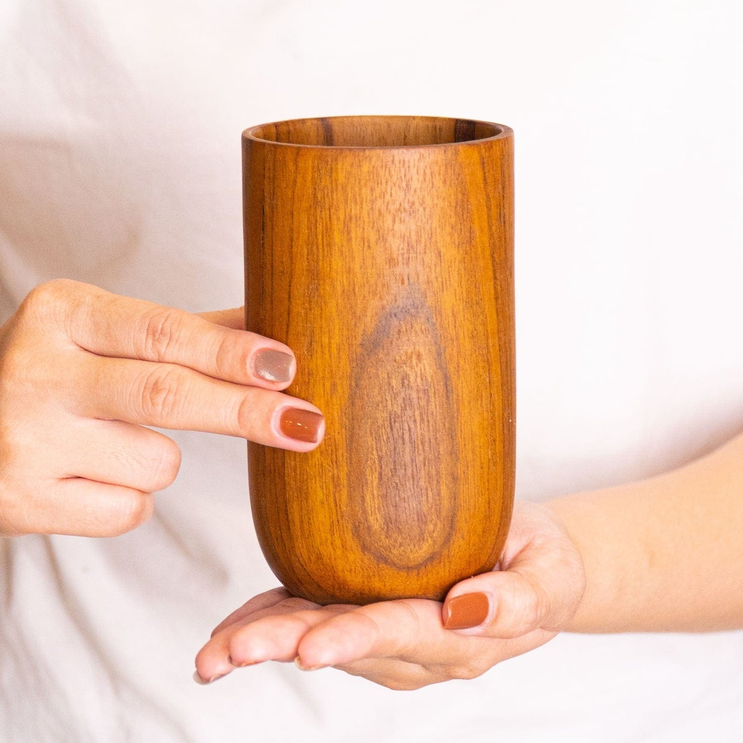 Classic Teak Wood Cup - Regular