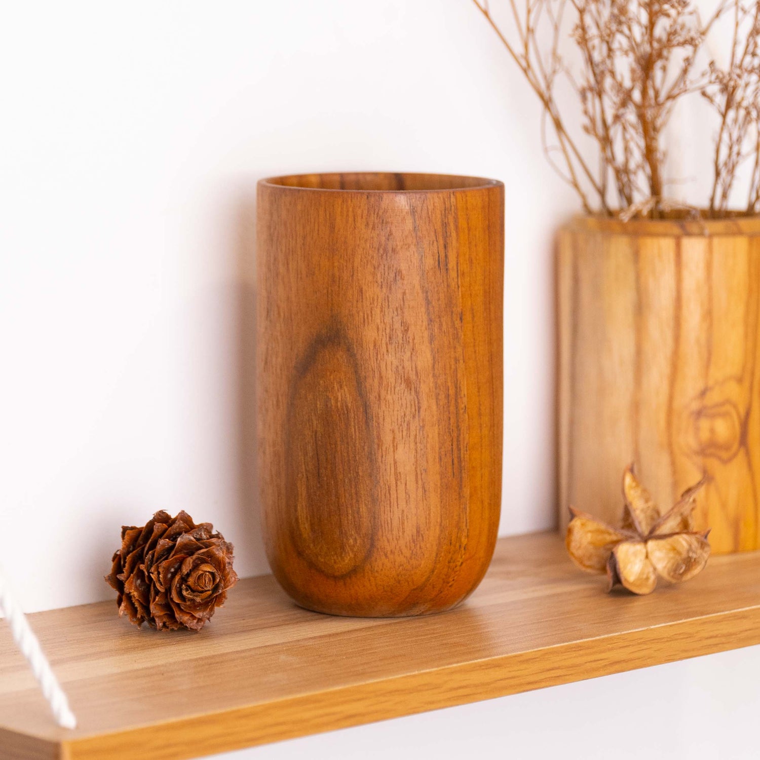 Classic Teak Wood Cup - Regular