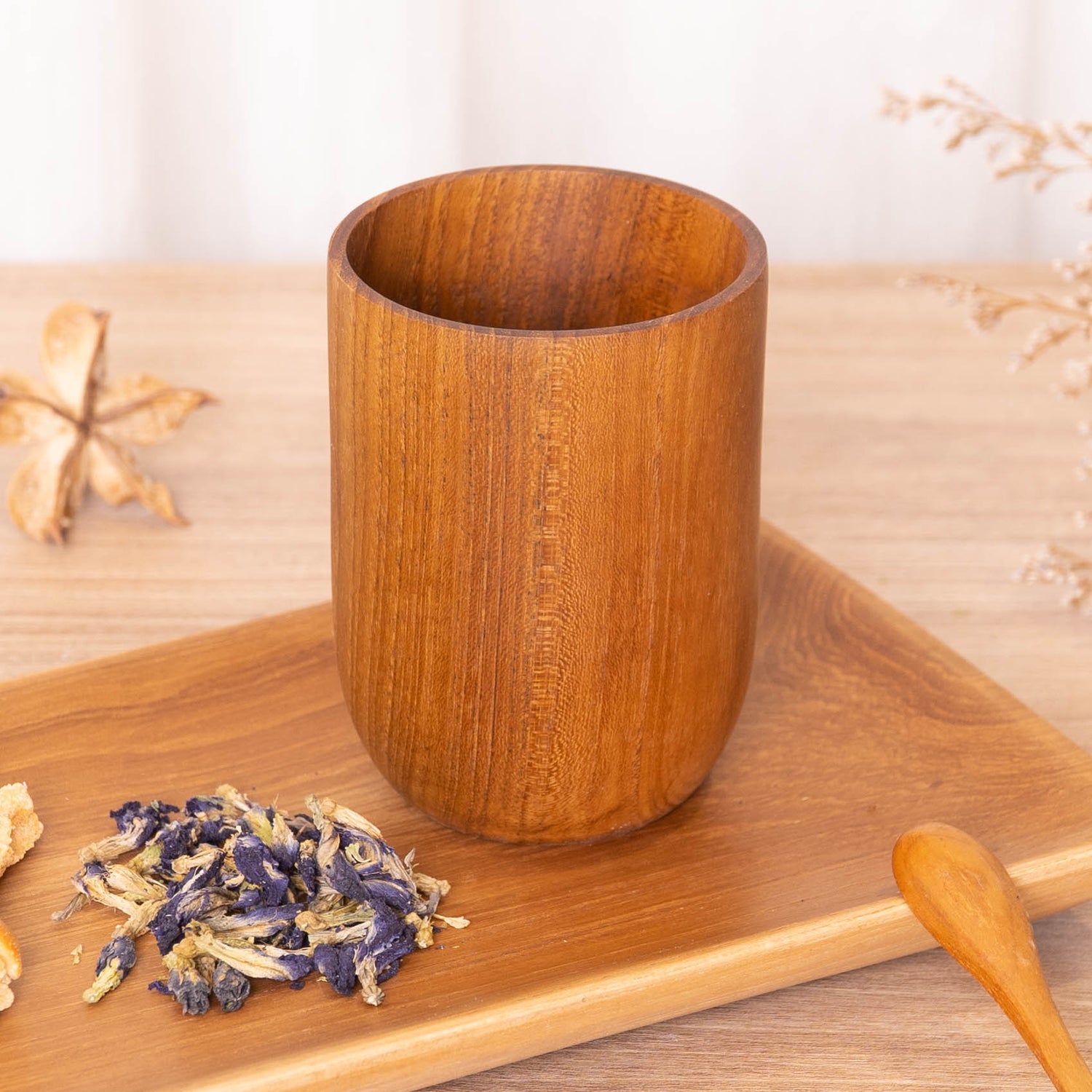 Classic Teak Wood Cup - Small
