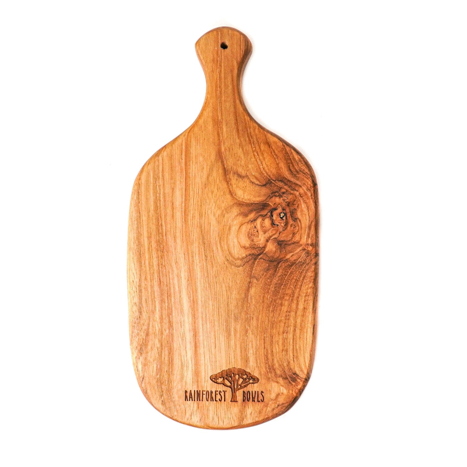 Curve Edge Rectangular Teak Wood Chopping Board (6