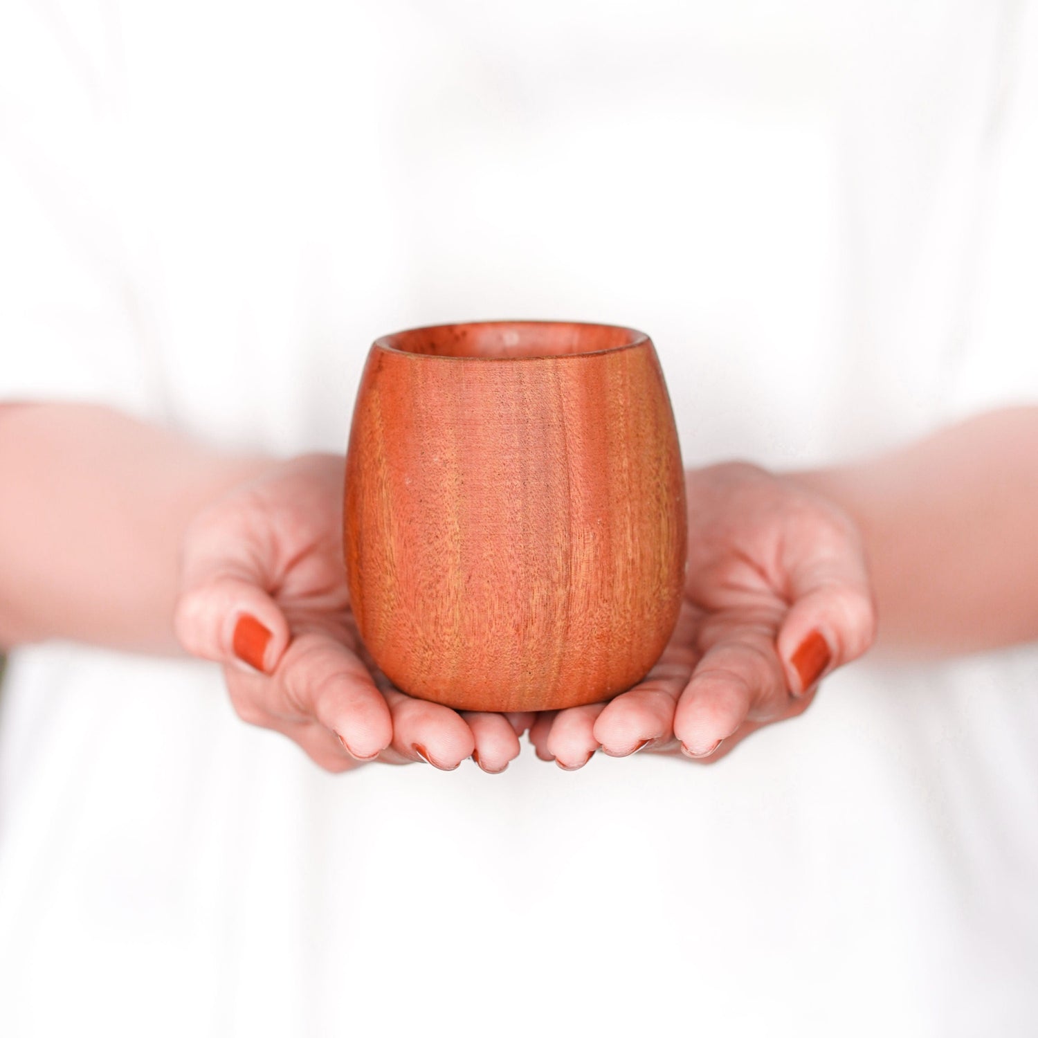 Rounded Beech Wood Cup