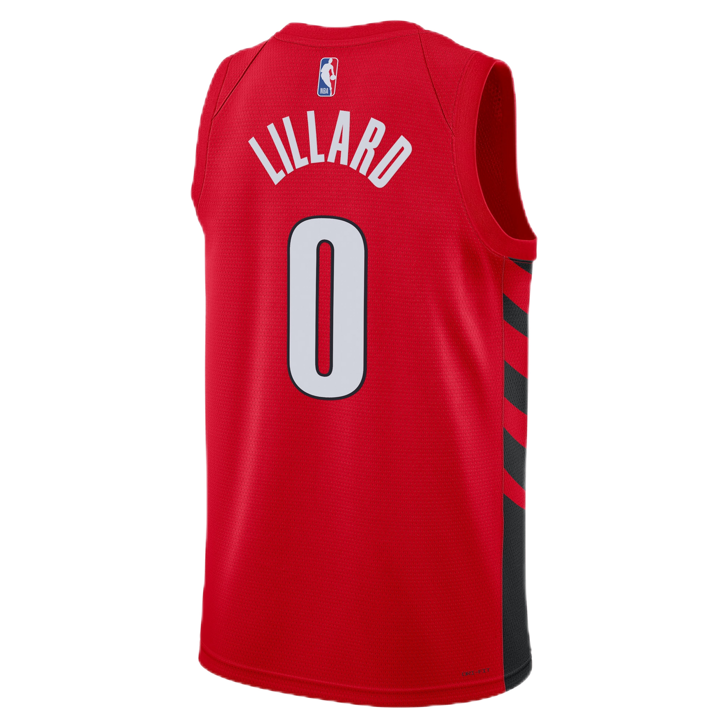 Portland Trail Blazers Red Statement Jersey Damian Lillard #0