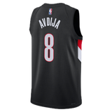 Portland Trail Blazers Black Icon Jersey Deni Avdija #8