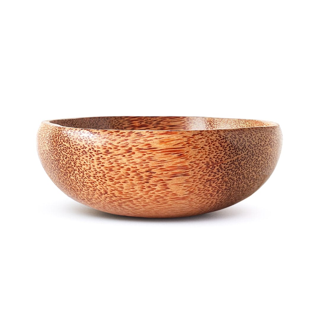 Flower Coconut Wood Bowl