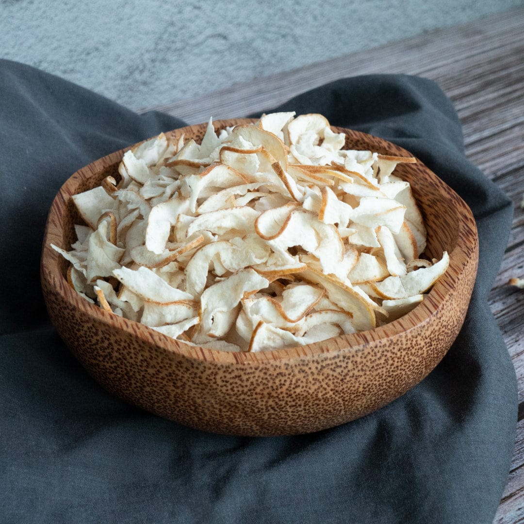 Flower Coconut Wood Bowl